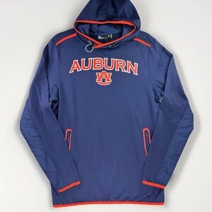 Under Armour Cold Gear Auburn Tigers Performance Hoodie Navy Size Small Pullover